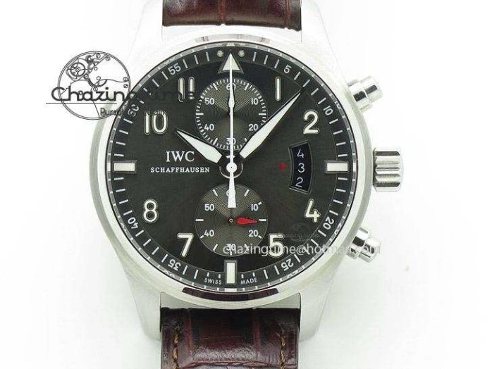 MIROTIME 0424 Portofino Chrono RG Black Dial on Black Leather Strap A HighPerformance 7389